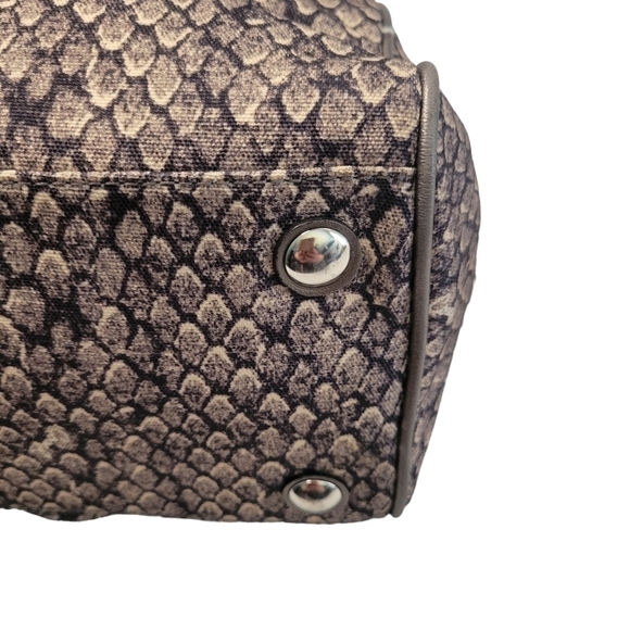 Coach Taylor Snake Print Satchel Crossbody NWOT - Picture 8 of 17